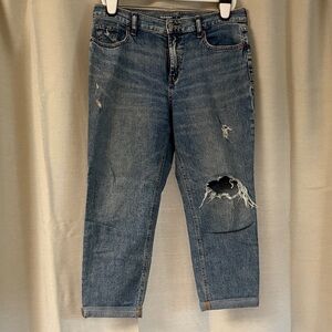 Old Navy Mid-Rise Boyfriend Jeans - Blue